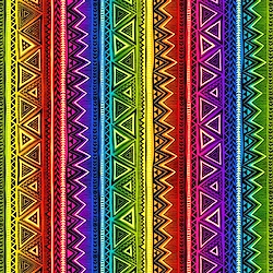 Multi - African Tribal Stripes